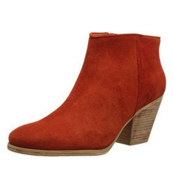 Rachel Comey Shoes - Rachel Comey Women's Orange Suede Bootie SZ 9